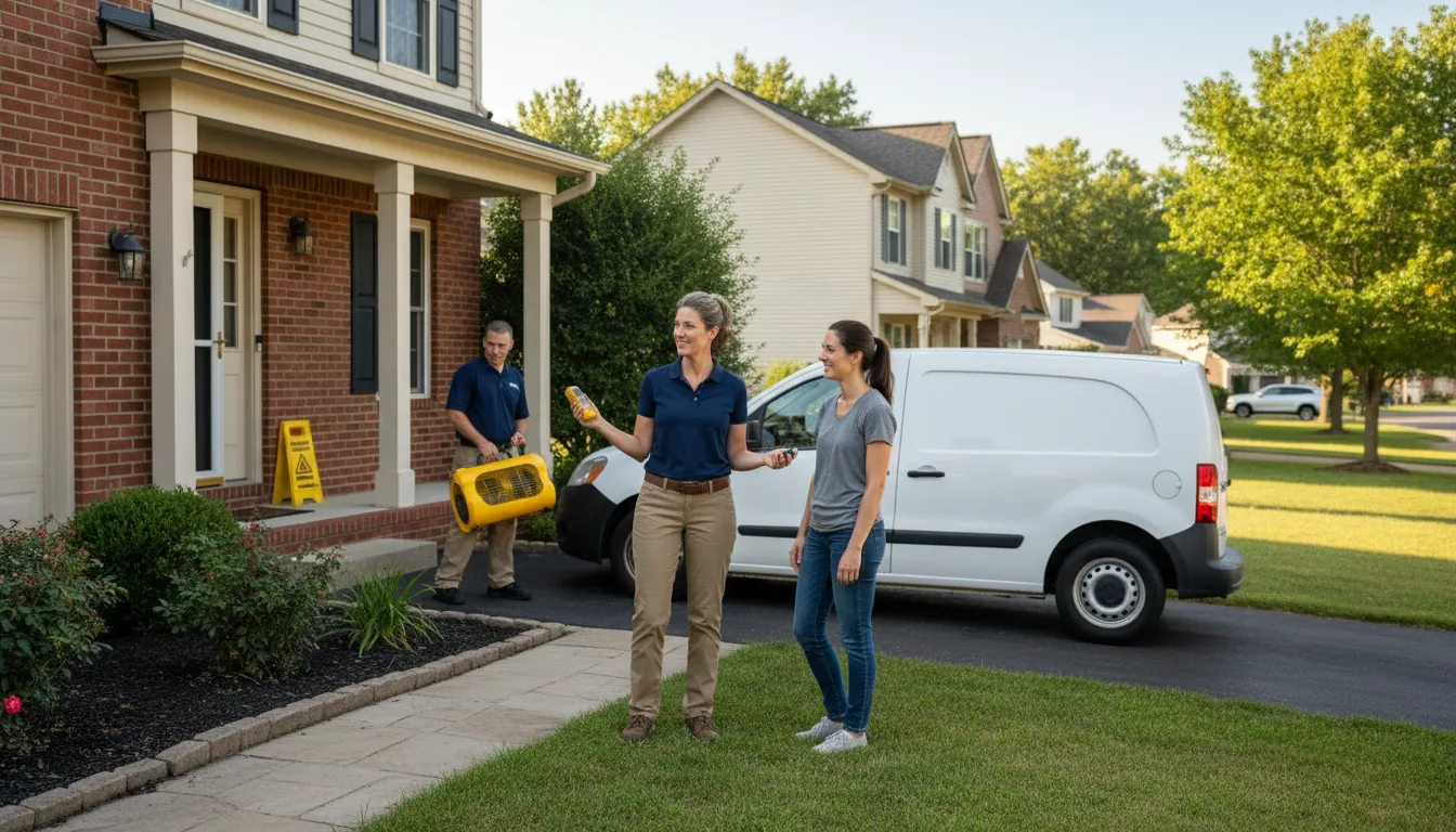Water restoration image for Fire And Smoke Damage Restoration in Calhoun, MO